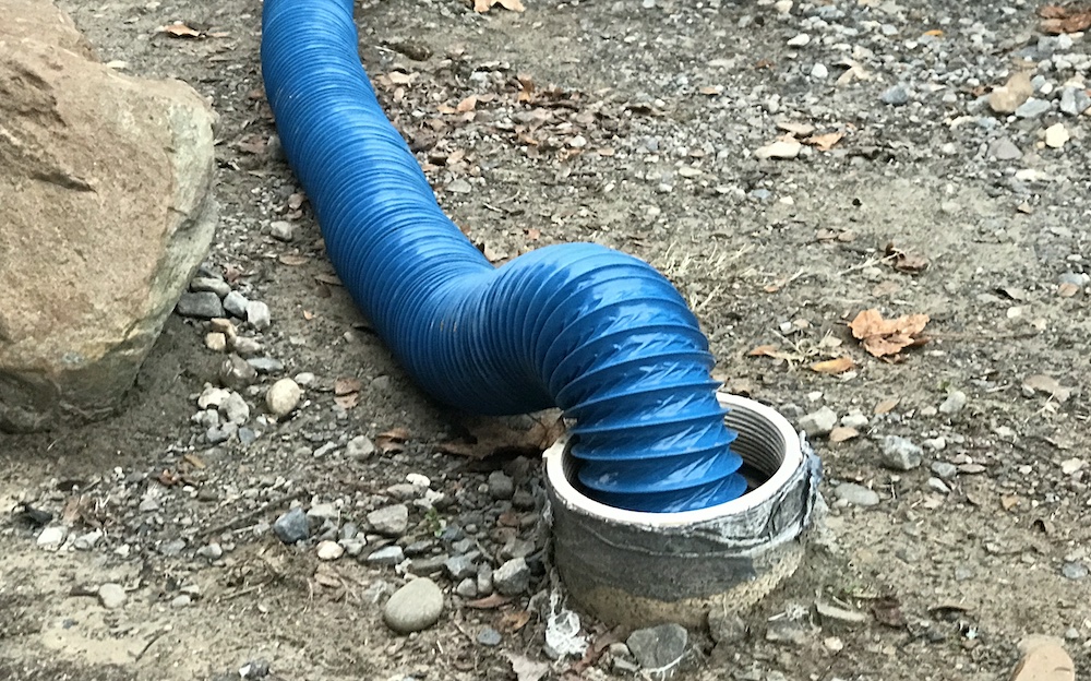 Has a sewer valve or hose ever broken or malfunctioned while you were dumping?