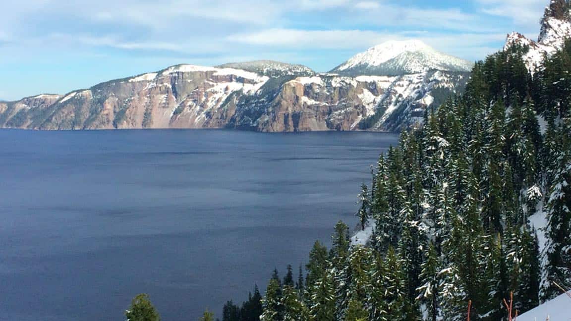 Deep blue Crater Lake a sight to behold
