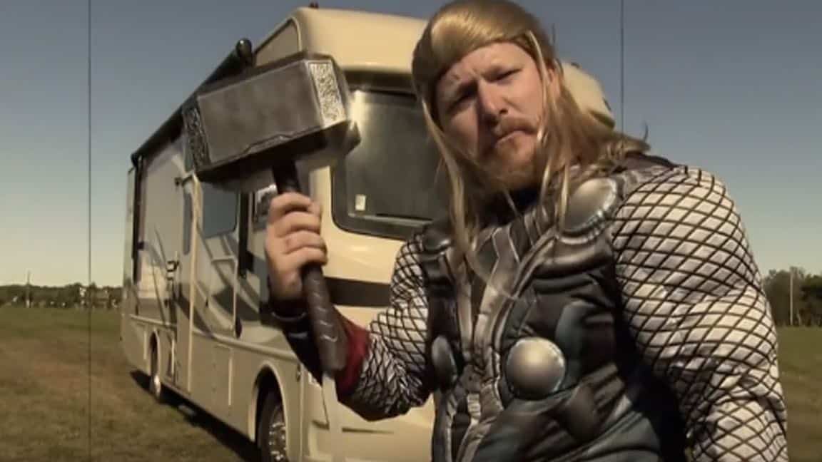 Tour a defective motorhome with a Norse god