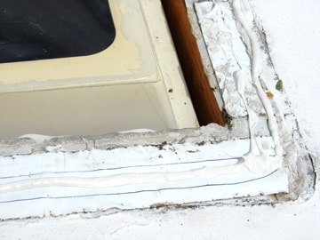 replacing and resealing an RV skylight