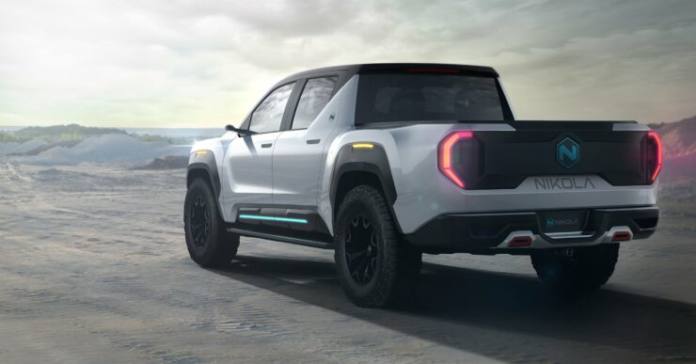 The Nikola Badger, a hydrogen/electric hybrid, was announced in June and is being marketed to debut in December.