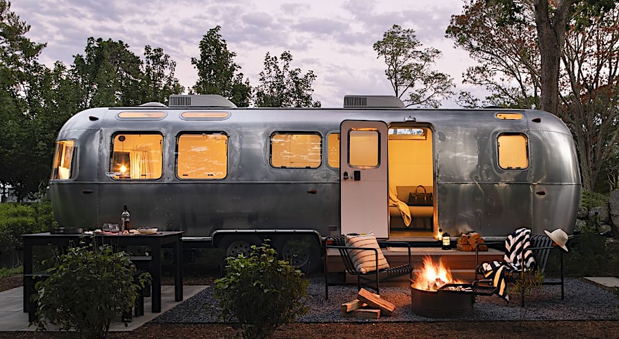 Would you spend $409 a night to stay in an Airstream trailer?