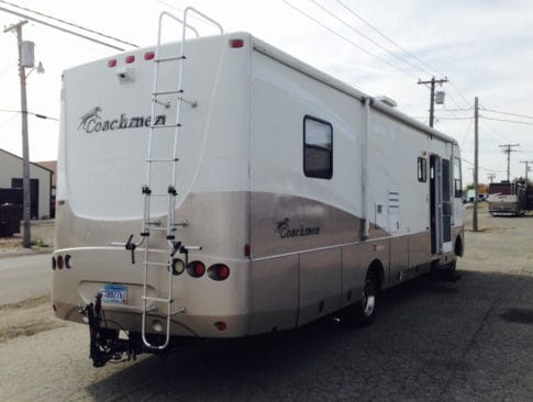 Rear view before painting Coachman Aurora 
