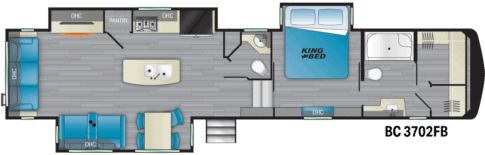 Heartland Big Country 3702 floor plan