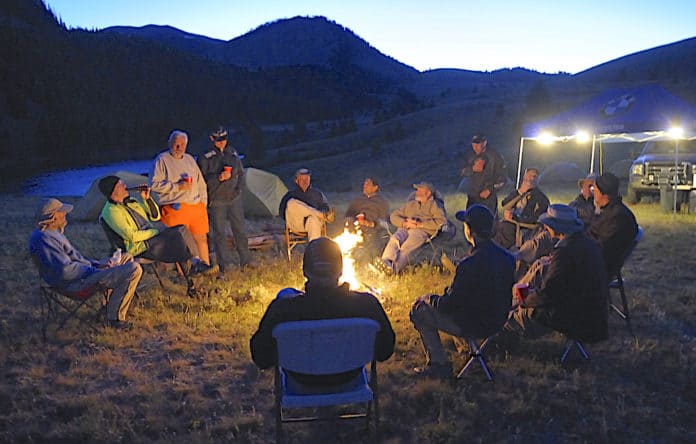 A campground campfire is a great way to grow friendships with other RVers