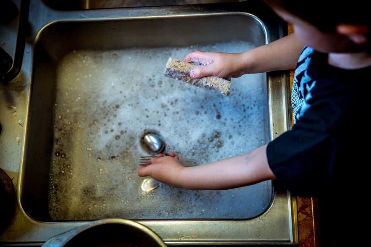 Tips to clean a gunky gray water tank. Yes, yours is gunky, too