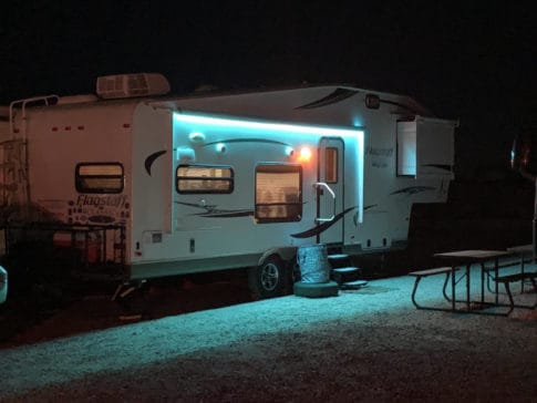 Bright exterior RV lights
