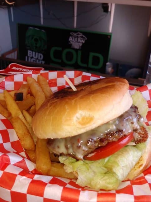 cheeseburger at the Little A’Le’Inn, Rachel, NV