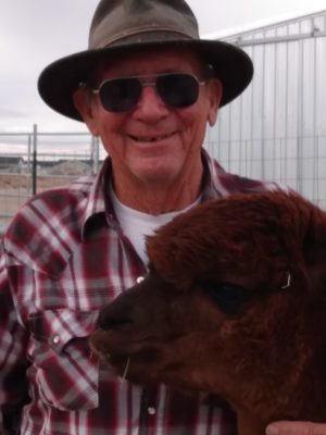 Glenn Waddell of Sawdust Alpacas