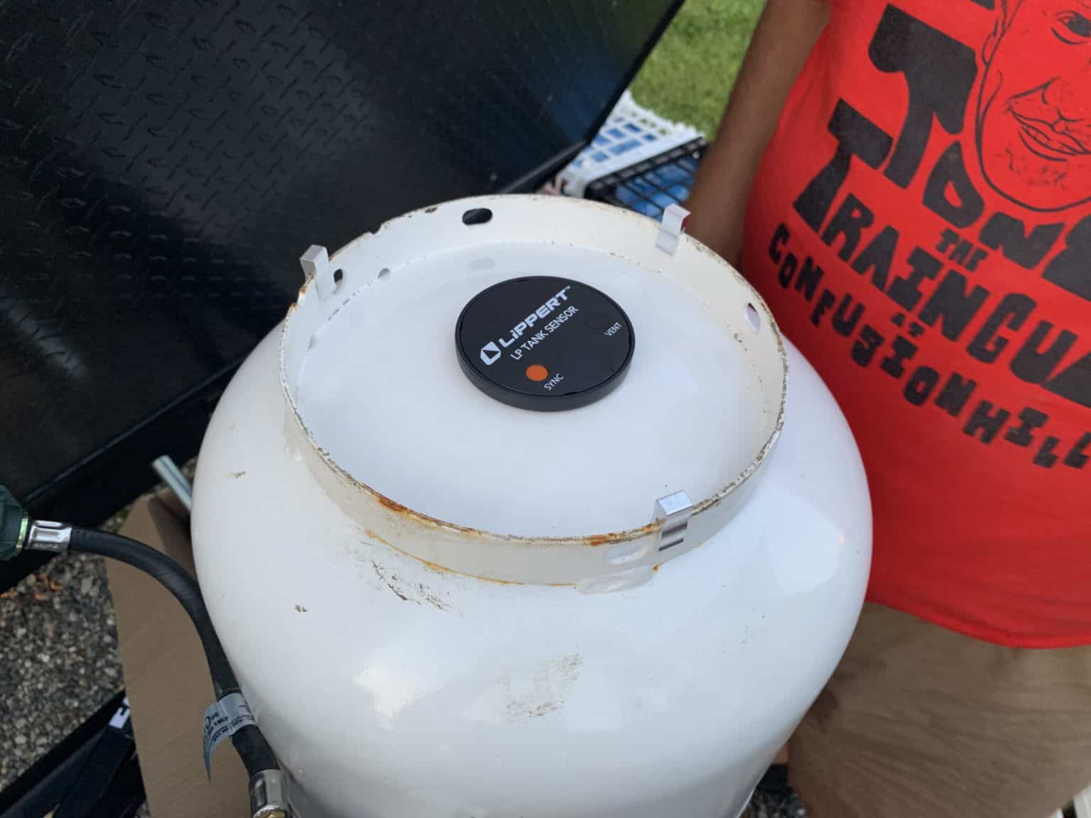 RV gadget: Lippert LP tank level monitor. Every RV should come with ...