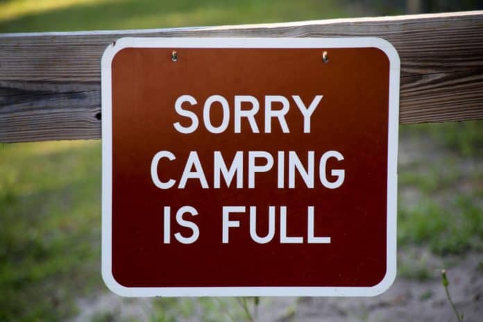 A sign reads, 