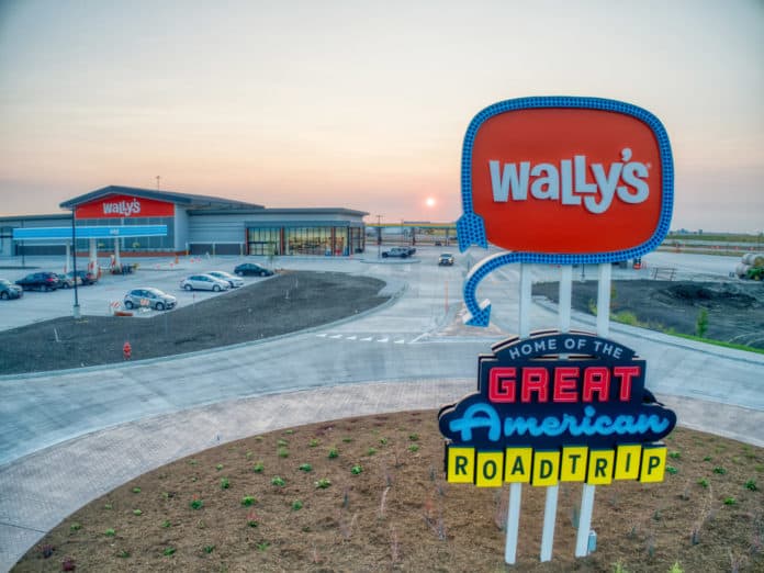 The sign at Wally's