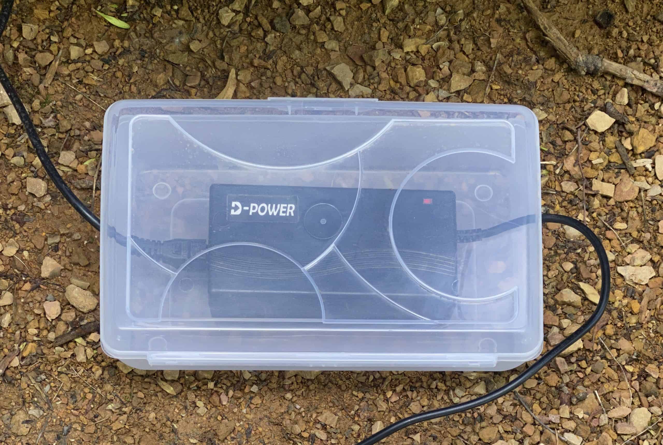 Easy, cheap trick to keep outdoor cords, chargers dry