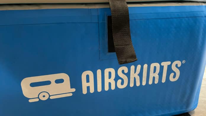 The AirSkirts inflatable cooler
