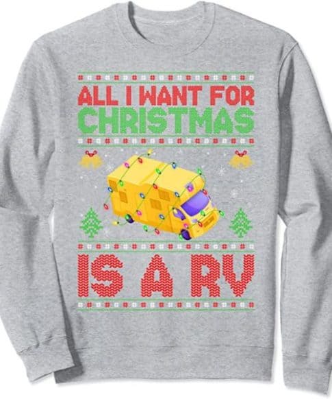 RV Ugly Christmas Sweatshirt
