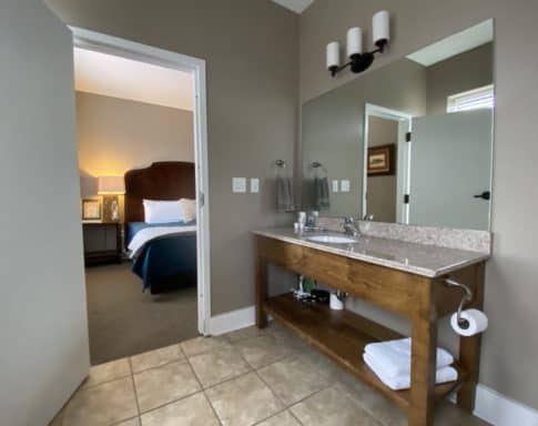 A bathroom at Hotel Red Bay