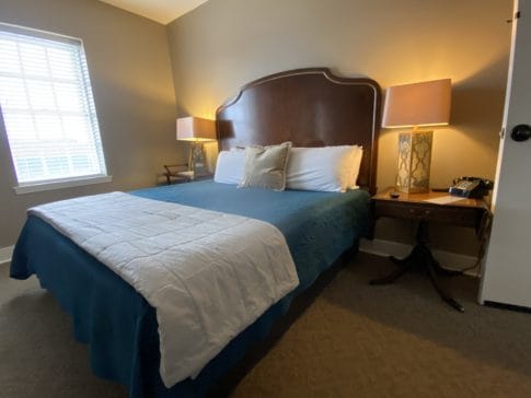A bed at the Hotel Red Bay