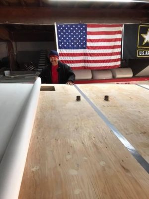 A process of RV roof replacement