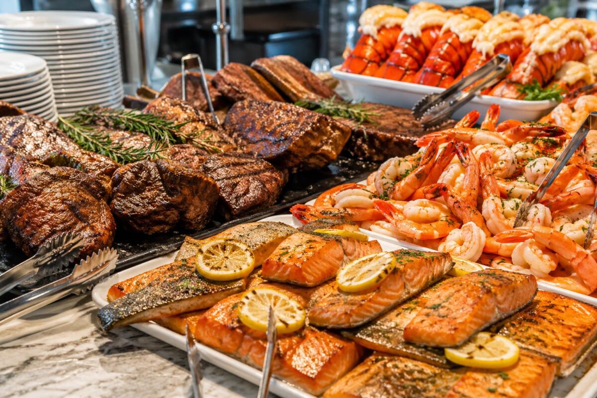 What would you prefer: a great steak or great piece of seafood?