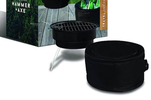 mini portable grill and cooler