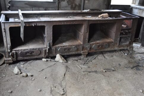 Old wood burning oven