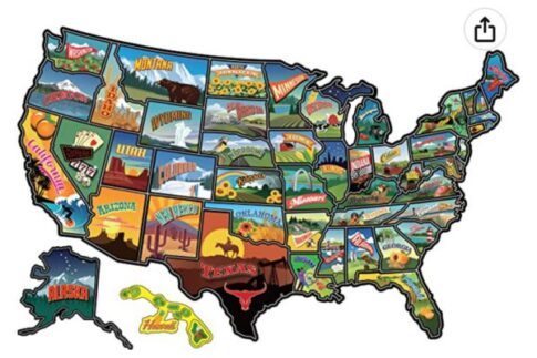RV travel map