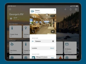 A screenshot of the new Winegard app