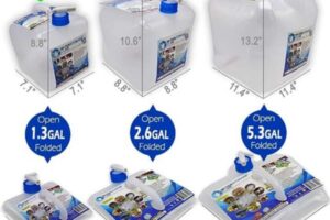 collapsible water storage
