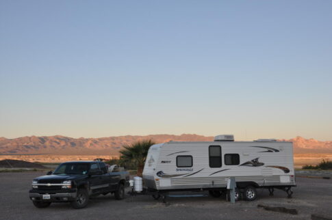 Travel Trailer and Truck 