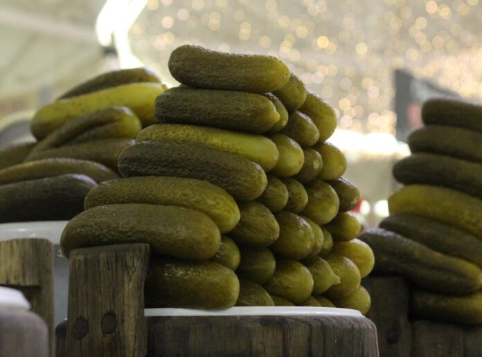 A pile of pickles