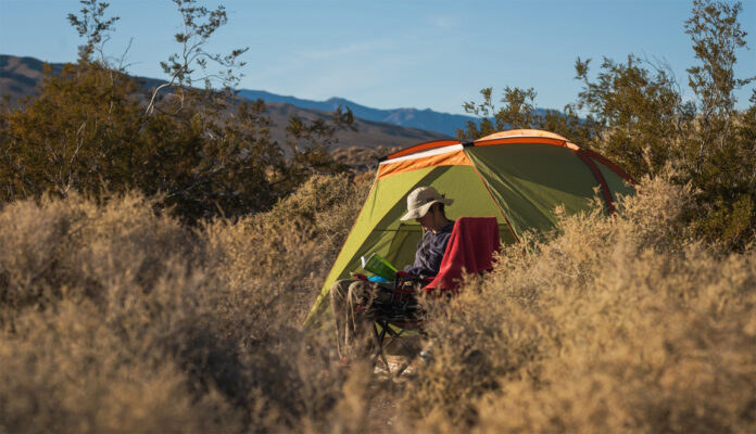 Death Valley camping
