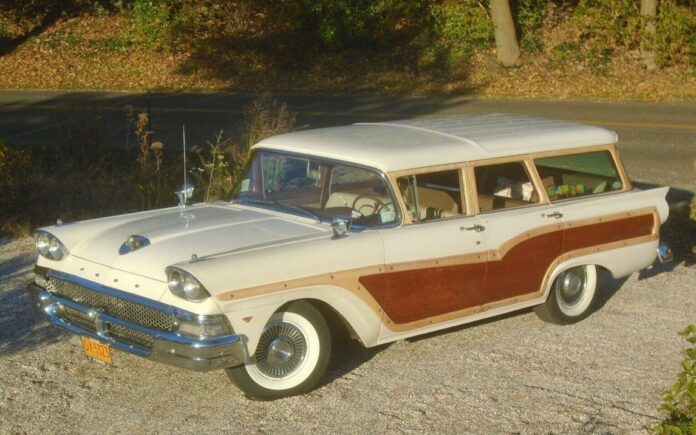 An old Ford Station wagon--a trip down memory lane