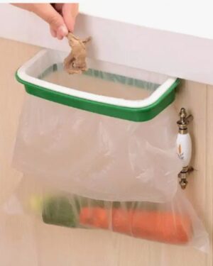 Over the cabinet trash holder