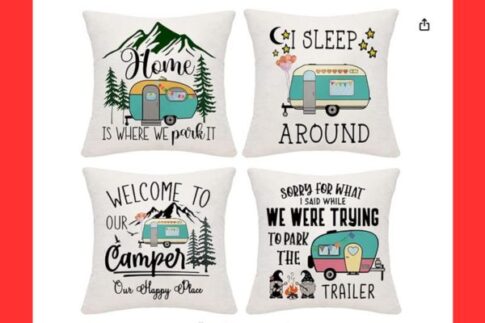 gifts for RVers - RV and camping pillow covers