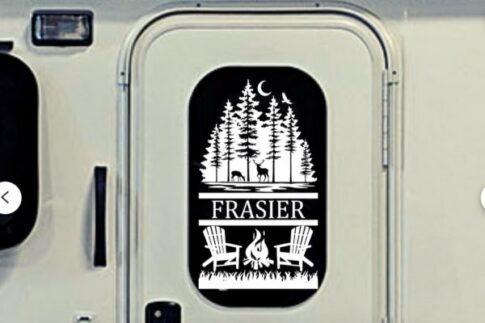 inexpensive RV gifts - window decal