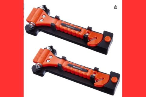 inexpensive RV gifts - seatbelt cutter window hammer