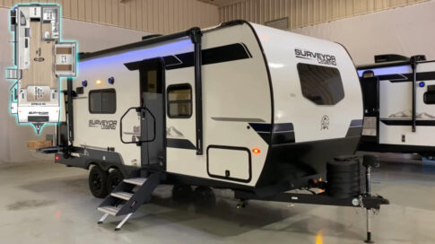 The outside of the Forest River Surveyor