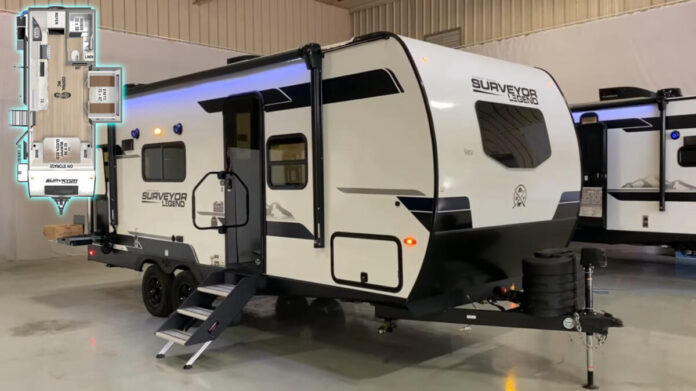 The outside of the Forest River Surveyor