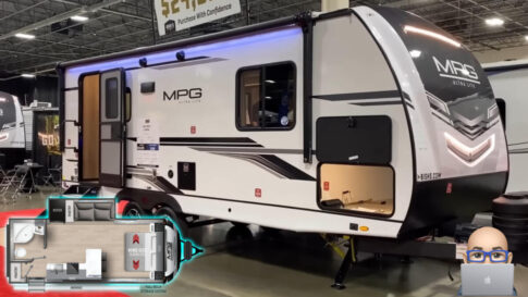 The outside of the Cruiser RV MPG 2100RB