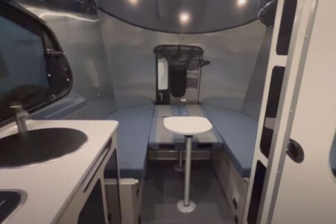 Airstream basecamp interior