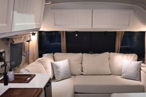 Airstream Pottery barn interior