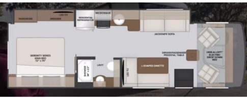 holiday rambler admiral 29M floor plan