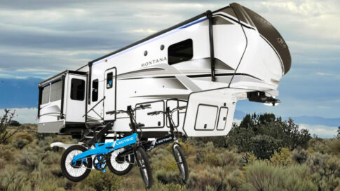 The exterior of the Keystone Montana 3623EB