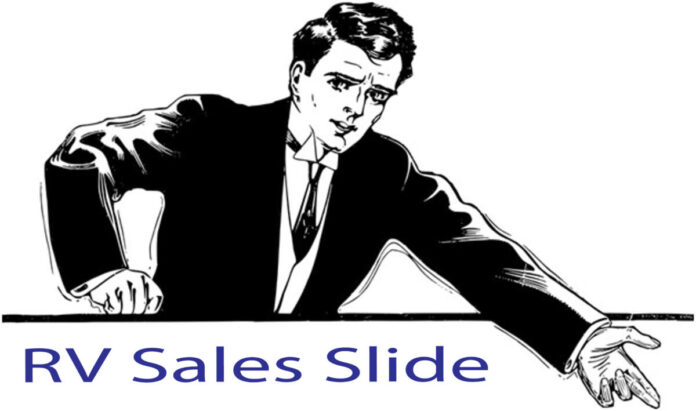 RV sales slide