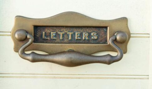 The mail slot on the 1914 Ford Model T Caravan