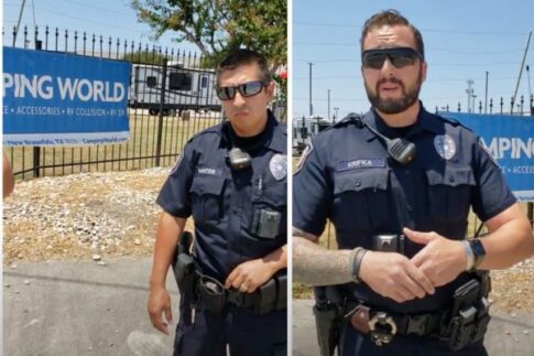 camping world dispute calls the cops on customer