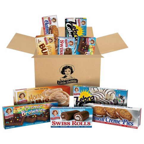 A Little Debbie snack mix box