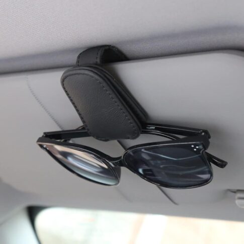 sunglasses clip for a vehicle's visor