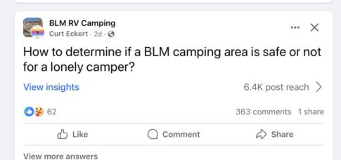 Is BLM Camping Safe