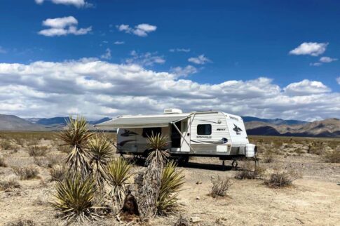 RV camping on BLM land